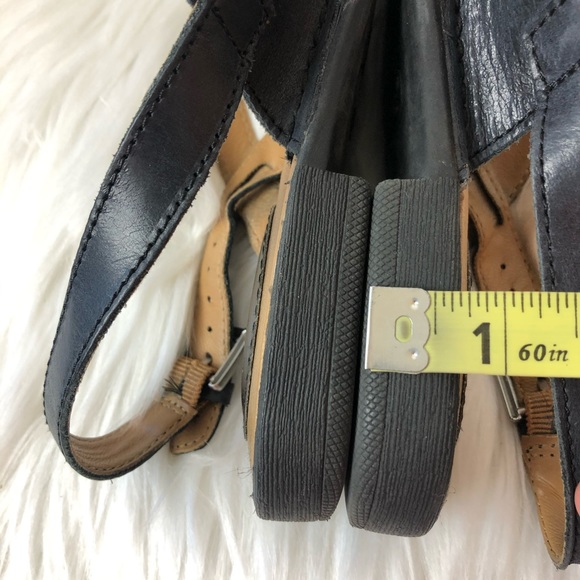 Boc leather sandals black gray size 6 - Picture 8 of 10